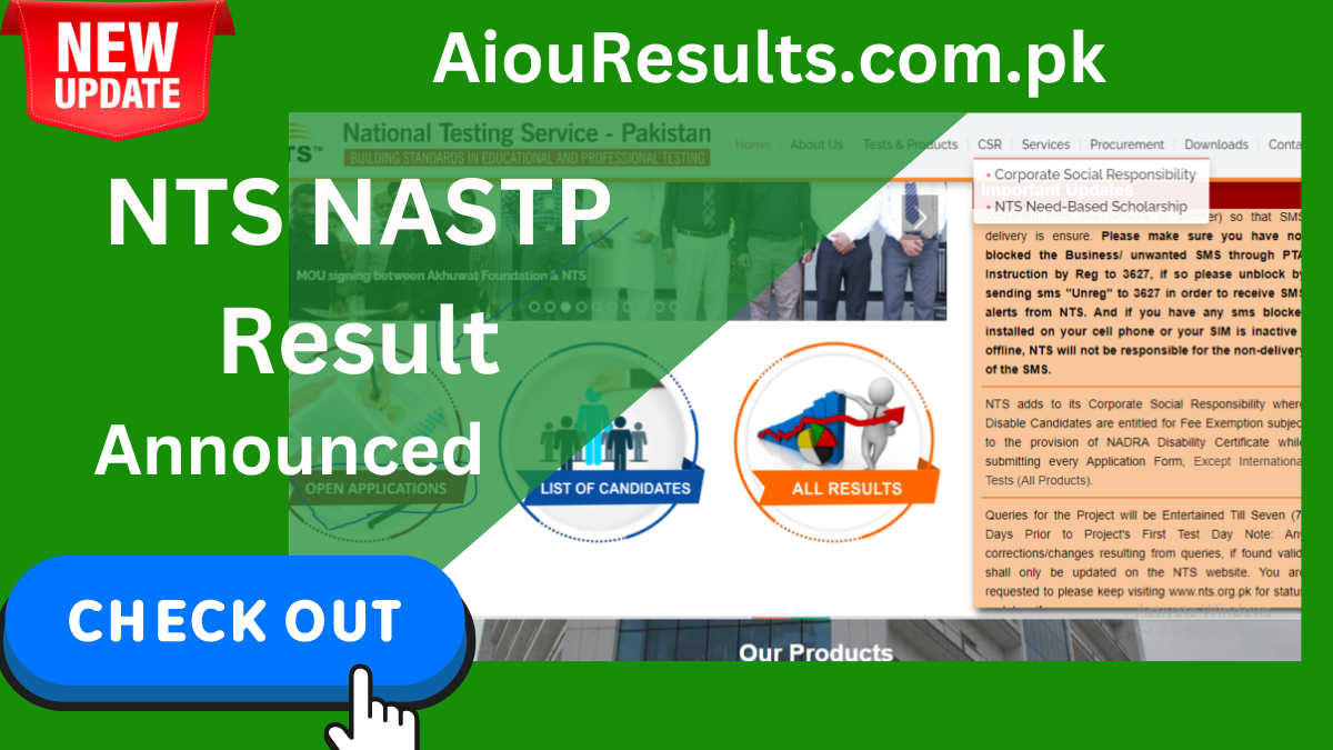 NTS NASTP Result