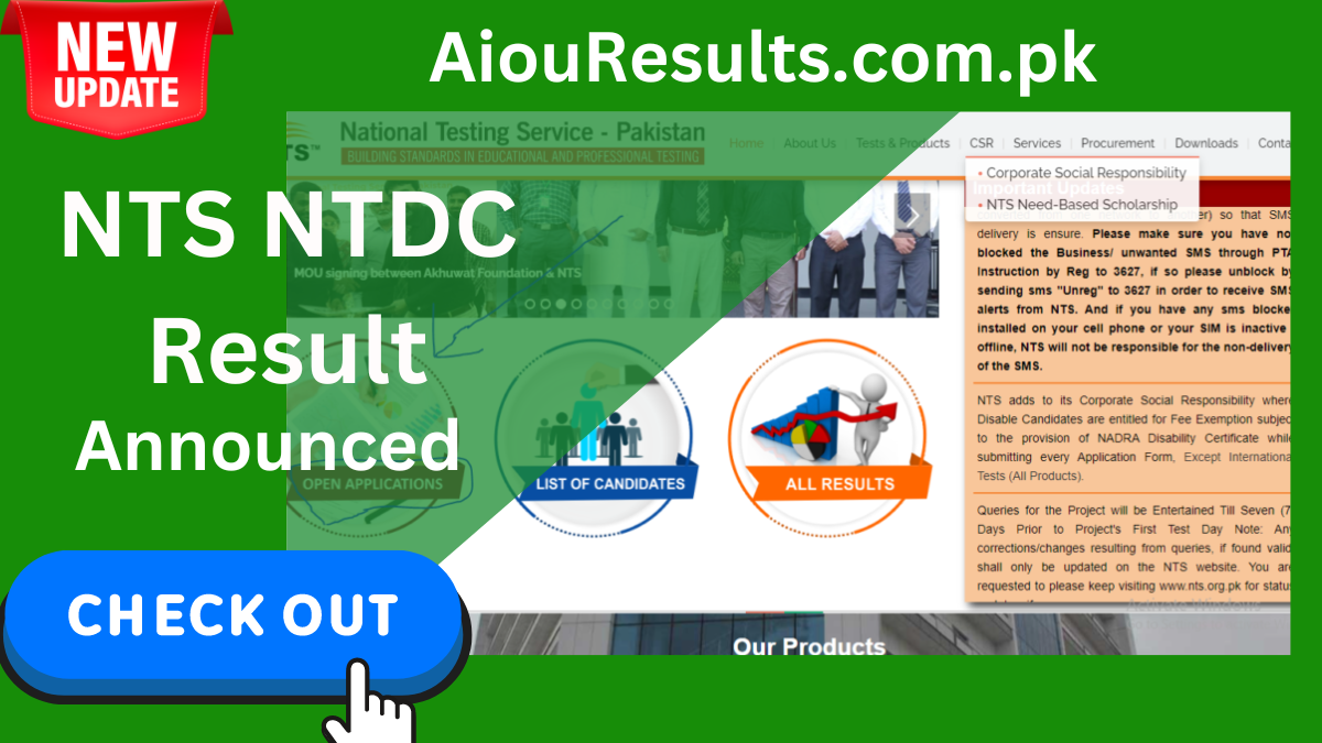 NTS NTDC Result