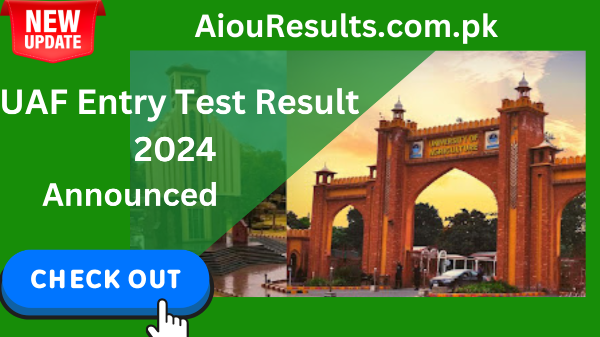 UAF Entry Test Result 2024