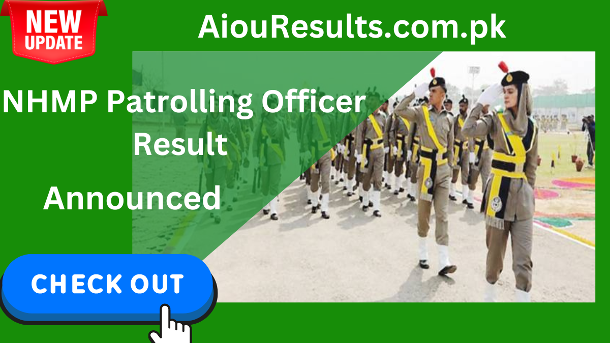 NHMP Patrolling Officer Result 2024