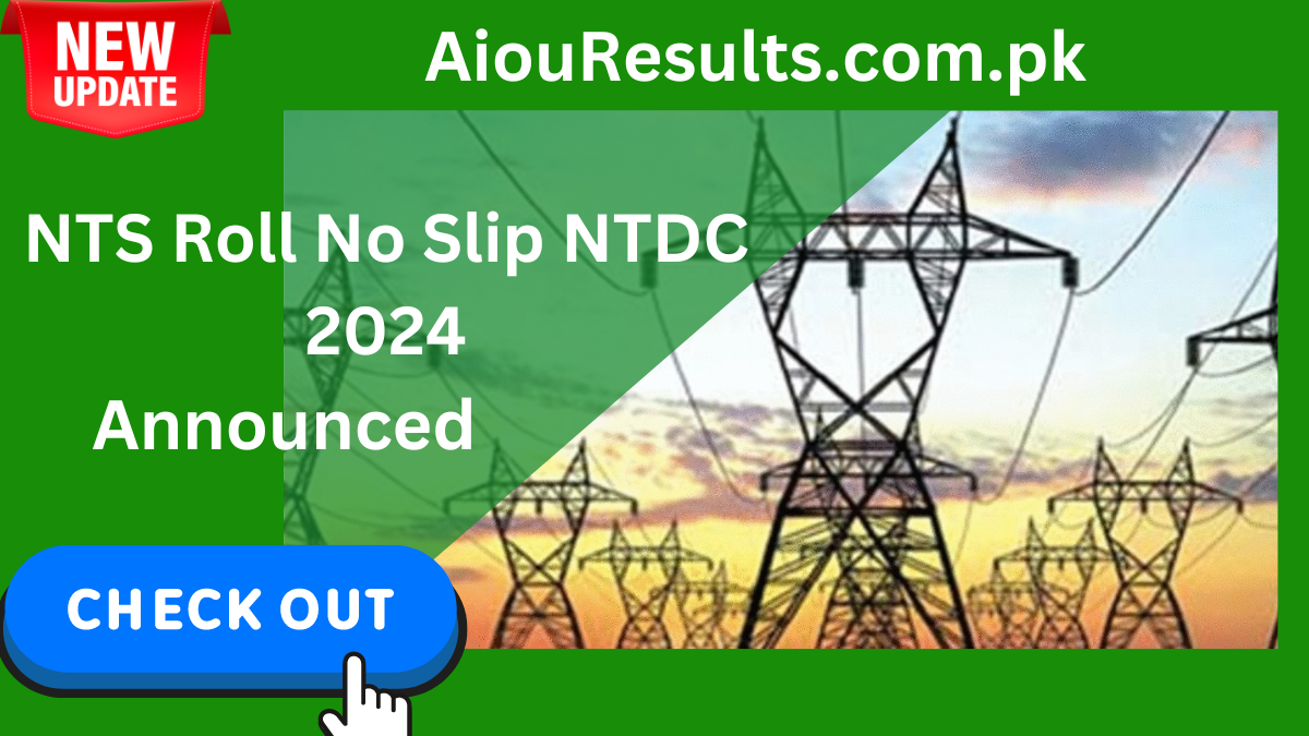 NTS Roll No Slip NTDC 2024