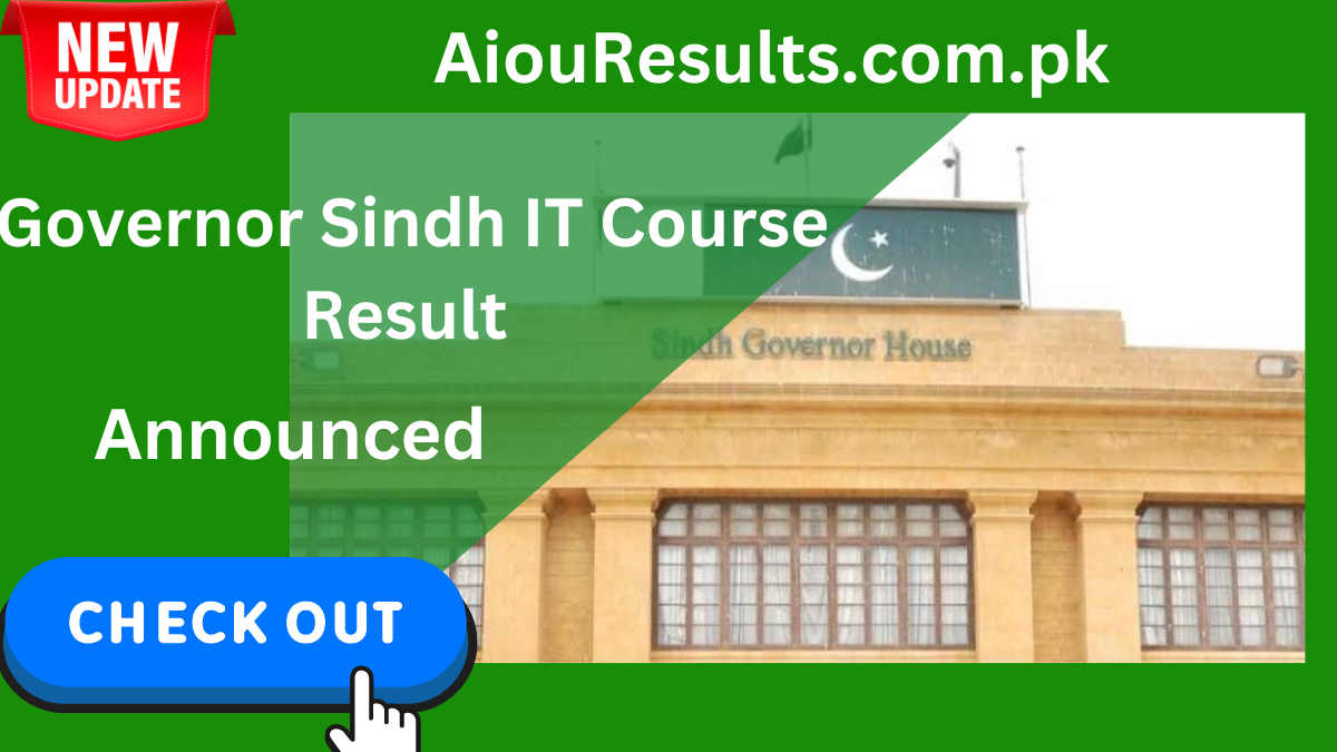 Governor Sindh IT Course Result