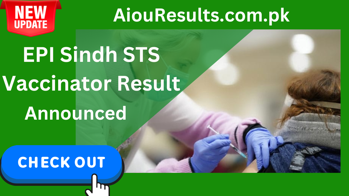 EPI Sindh STS Vaccinator Result