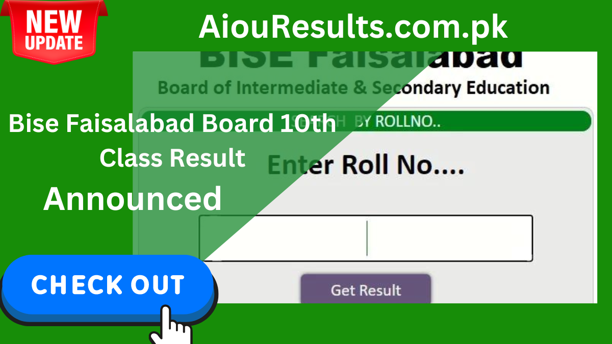 Bise Faisalabad Board 10th Class Result