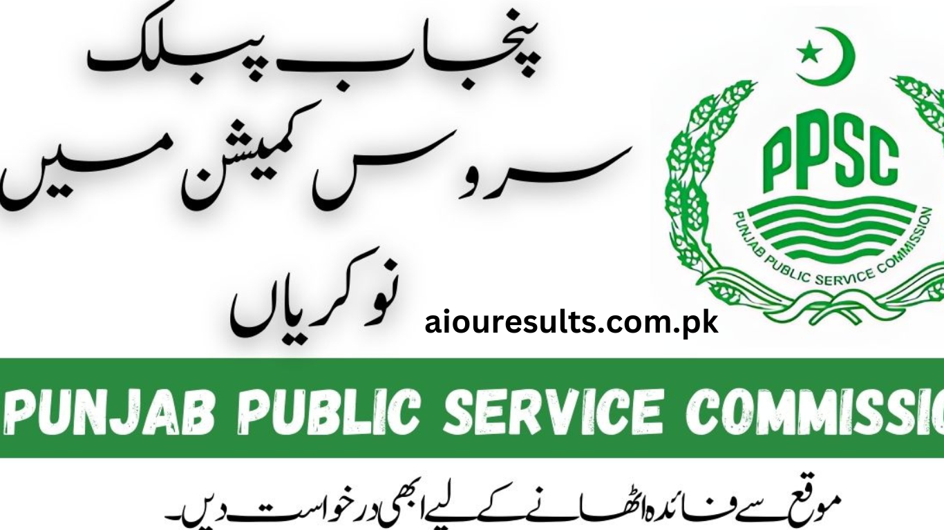 Punjab Public Service Commission (PPSC) Jobs 2024