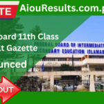 Federal Board 11th Class Result Gazette