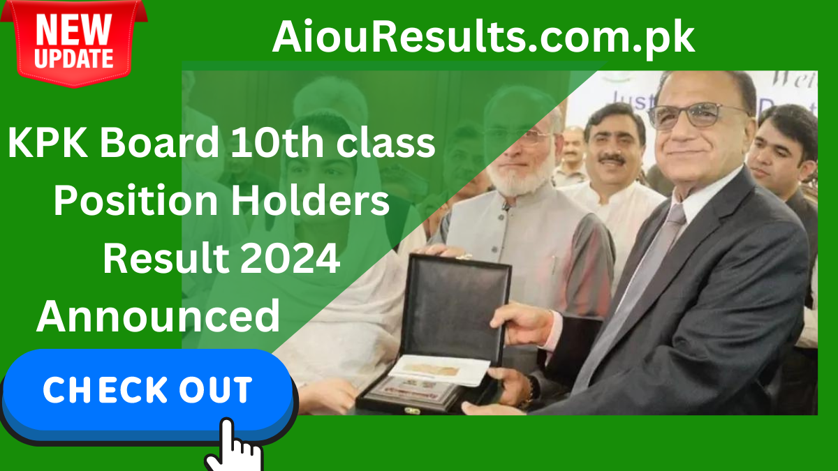 KPK Board 10th class Position Holders Result 2024