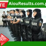 STS Sindh Police Written Test Result Answer Key